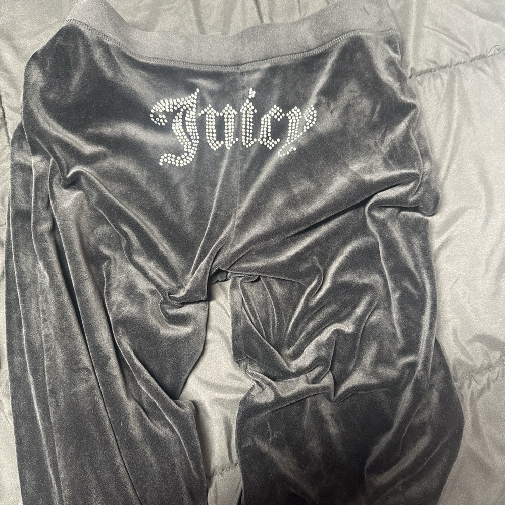 Juicy Couture Charcoal Velour Pants